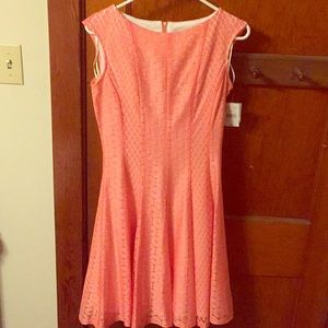 NWT Pink Flower Lace Dress